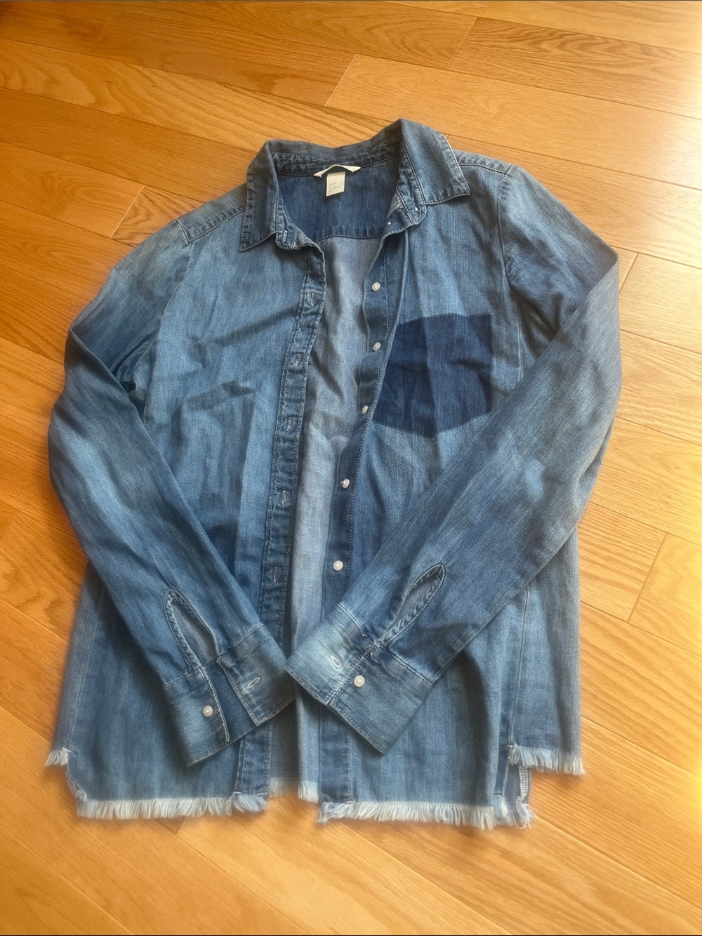 H&M jean shirt sz 6